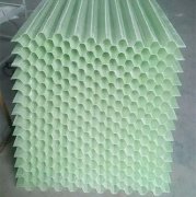 玻璃鋼斜管填料的處理工藝及效果。